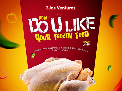 Do your like your frozen food banner. branding graphic design motion graphics
