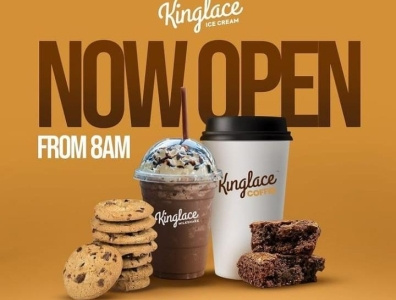 kinglace ice-cream branding graphic design