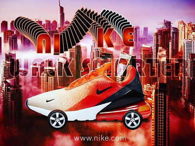 Nike smart walk branding graphic design