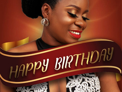 Birthday caption graphic design