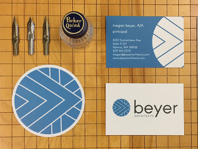 Beyer Architects Logo logo design