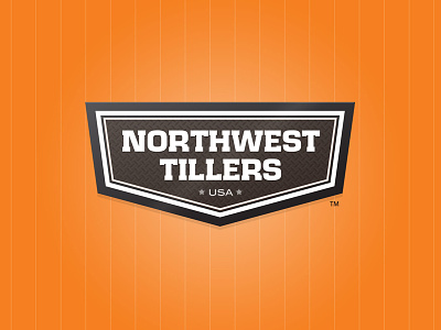 Northwest Tillers Logo industrial logo logo design logo shield