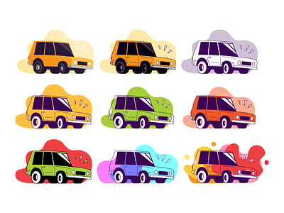 Style Tests art styles artstyle blend car colors duotone lineart mix monochrome monotone polychrome smear styles taxi