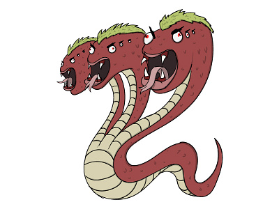 Dragon 2d cartoon character design