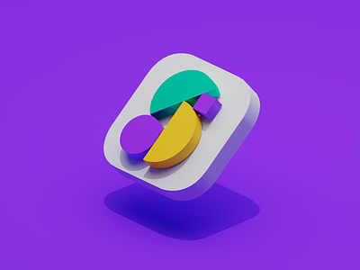 Substrate 3D Logo 3d app blender blendercycles design icon illustration logo minimal typography ui vector