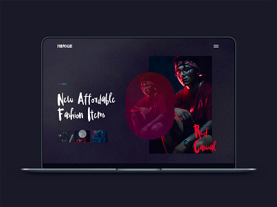 Fabvogue Clothing Site Concept creativetagx dark design interaction sketchapp toniadegbenro ui ux xd