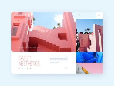 SW - AE Design Concept Exploration adobexd app creativetagx design minimal typography ui ux
