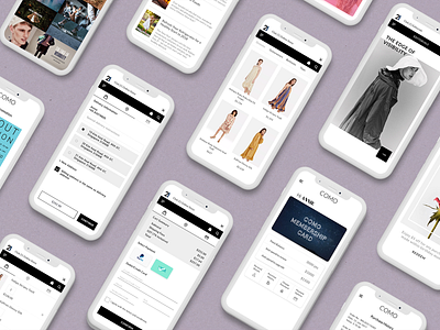 E - Commerce app design e commerce minimal mobile app ui ux
