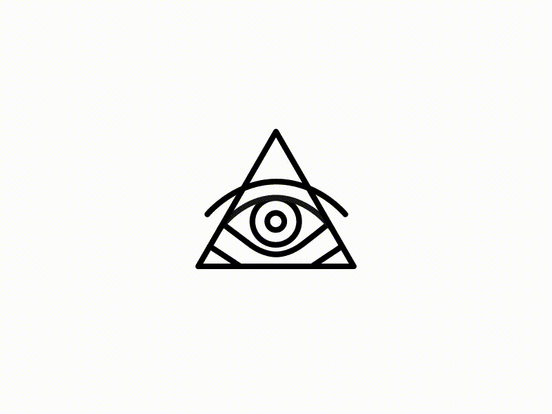 Shifty animation blink eye eye of providence illuminati illustration line art shifty svg vector