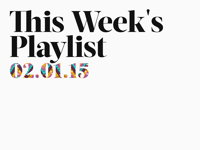 Classy this weeks playlist music type pattern hipster serif