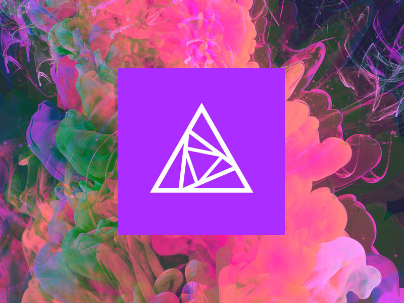nclud.com Redesign redesign website glitch triangles blade runner techno purple nclud