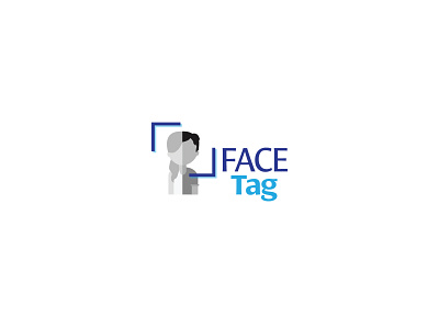 Face Tag Logo app avatar branding design face icon illustration logo tag vector