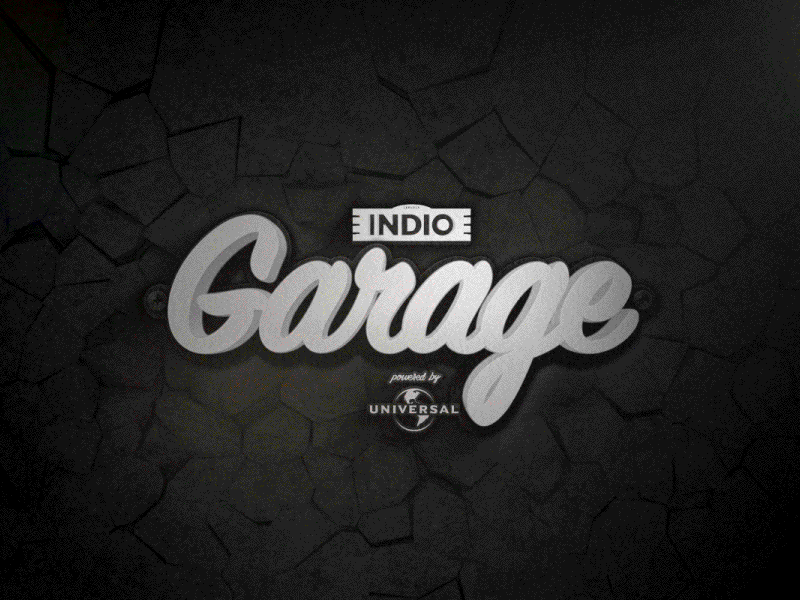 Indio Garage animation apparel beer clothing garage gif ground indio music rock universal