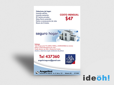 Flyer / Insurances advertisement business cards emiliano negrillo flyers graphic design ideoh