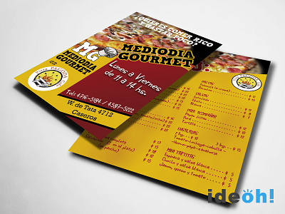 Flyer / Pizza advertisement emiliano negrillo flyers graphic design ideoh