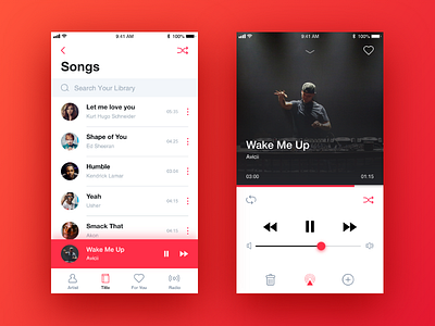 iPhone Music- Redesign Concept