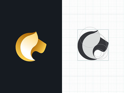Minimal Logo- Lion animals design designer illustrations lion logos minimal