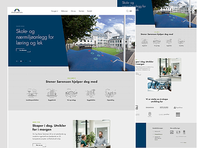 Homepage redesign | Stener Sørensen clean design grid interface minimal photography responsive ui ux web webdesign website