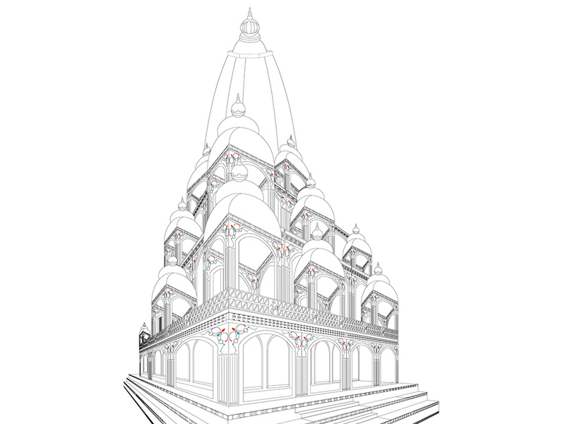 Krishna Mandir by Suraj kc on Dribbble