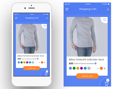E-Commerce Shop (Single Item) - Daily UI #012 app application cart dailyui interface mobile onboarding product shop shopping ux