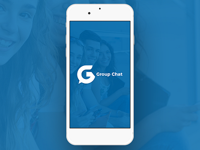 Group Chatt - Splash Screen chat mobile ui