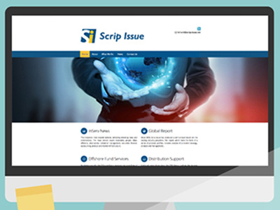 Scrip Issue logo design responsive design seo upstart design website design website portfolio