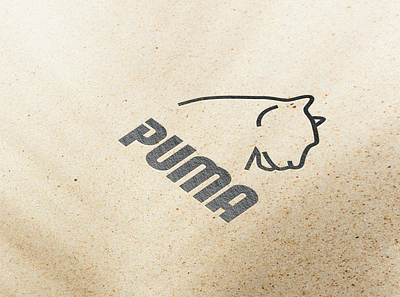 PUMA Letter Logo (Redesign) branding design graphic design letter logo logo text logo