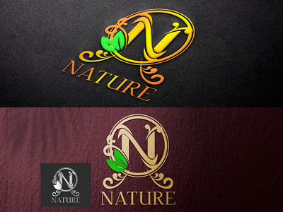 Logo Letter N Classic (NATURE) branding design graphic design letter logo logo nature nature life restaurant text logo