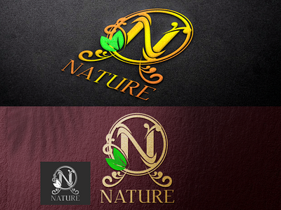 Logo Letter N Classic (NATURE)