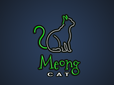 Logo Cat (Pet) animal branding cat design graphic design line art logo pet