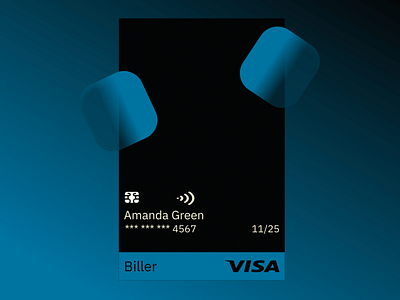 Biller-Credit card design