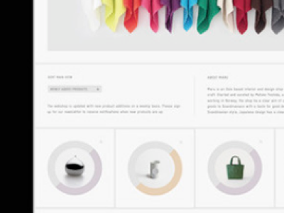 iPad App design for clothing company design frontend ipad app ui ux