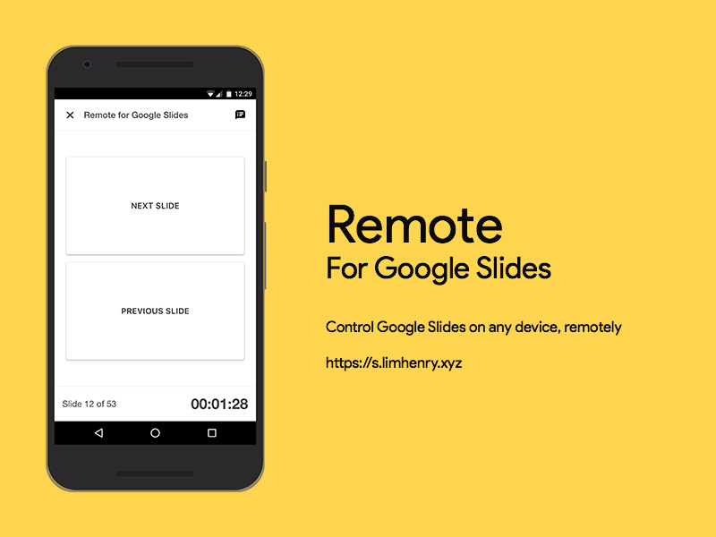 Remote for Google Slides by Henry Lim on Dribbble