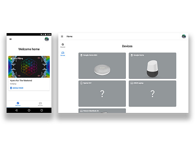 Google Home Progressive Web App