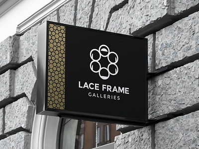 The Lace Frame Galleries - Brand Identity Project brand branding design identity logo rebrand