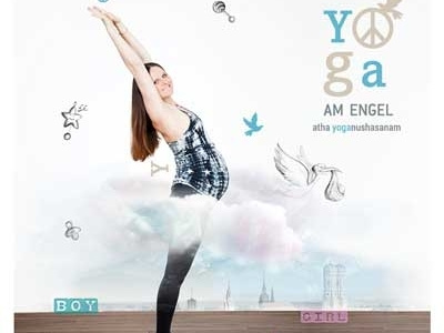 Yoga am Engel Flyer Pregnancy Campaign 2016