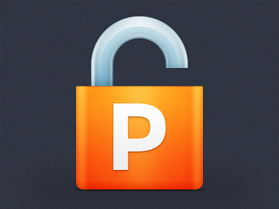 Privacy Icon icon illustration lock p privacy security