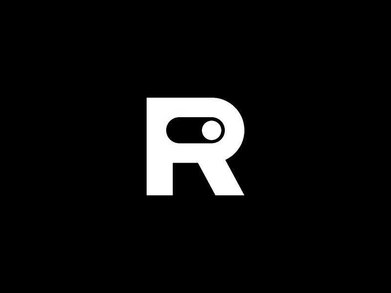 R-switch logo animation design identity logo mark r switch switcher typogaphy ui
