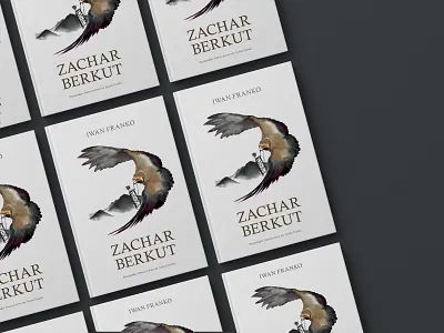 Projekt okładki książki "Zachar Berkut" 2d book book design design drawing graphic design illustration publishing typography