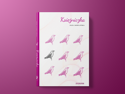 Okładka książki "Księżniczka" 2d adobe book book cover book design graphic design illustration publishing