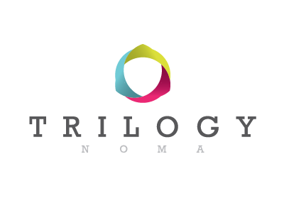 Trilogy Noma branding graphic design logo typography