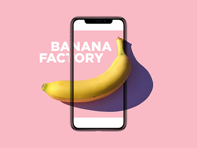 Banana Factory art artist brand design fruits graphic design graphics instagram instagram stories minimalist plants