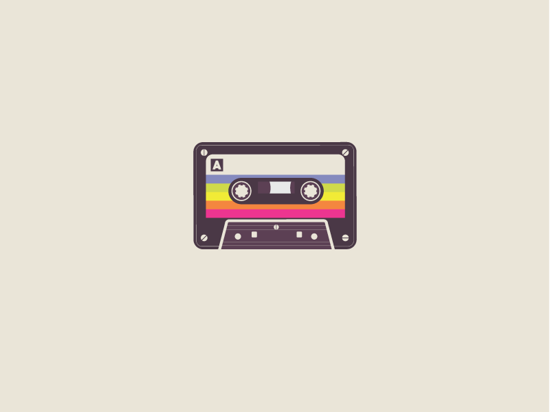 Cassette Tape by Kennan on Dribbble