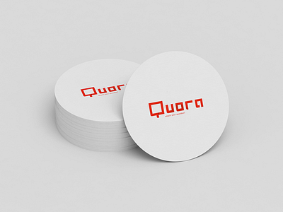 Quora design logo design quora red