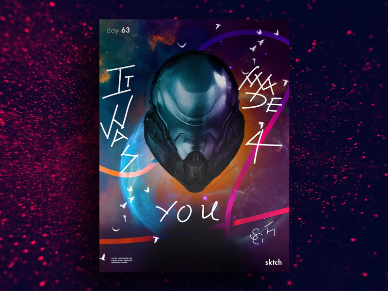 It was made 4 you graphics explore pen tablet huion poster made sci-if