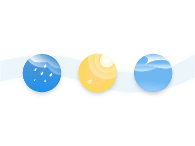 Weather Icon Illustration icon illustration set