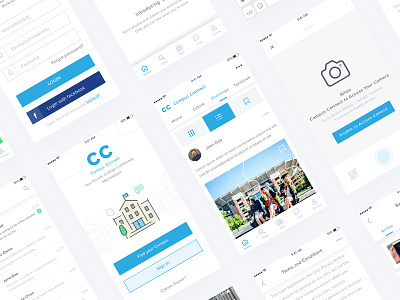 CC App (Campus Connect) android app campus clean connect ios mobile near simple ui ux