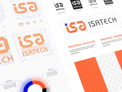 Isatech - Style Guide app behance branding illustrator logo mobile photoshop ui ux website