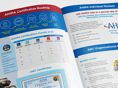 AHIMA brochure design