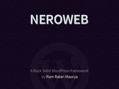 Neroweb design icon pattern source sans pro typography wordpress